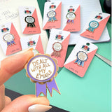 Jubly Umph Lapel Pin - Award Dealt With All My Emails