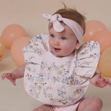 Frill Snuggle Bib - Sweet Swallows