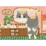 500 Pc Puzzle - The Puzzle Collab - Cat in The Bathroom