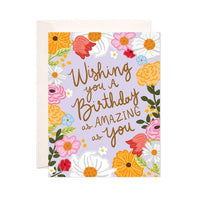 Bloomwolf Card - Amazing Birthday
