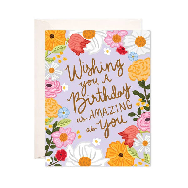 Bloomwolf Card - Amazing Birthday