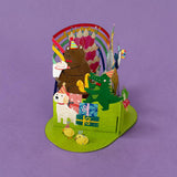 Tall Pop Up - Animal Birthday Party
