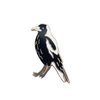Red Parka Pin - Australian Magpie