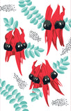 Tea Towel - Desert Pea