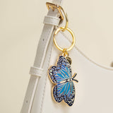 Bag Charm - Blue Morpho Butterfly