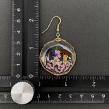 MQ Dangles - Pressed Dried Flowers & Mushroom Floral