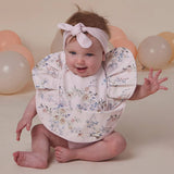 Frill Snuggle Bib - Sweet Swallows