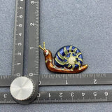 MQ Enamel Brooch - Snail