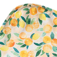 Jersey Wrap & Beanie Set - Sunny Citrus Organic
