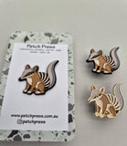 Patch Press Pin - Aus Numbat (gold metal)
