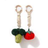 2pk Stroller Toys Mini Market Brunch - Broccoli & Tomato