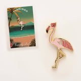 Happily Plants Pin - Bird Pink Flamingo