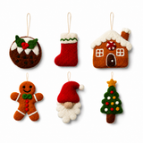 Felt Christmas Ornament - Festive Gnome