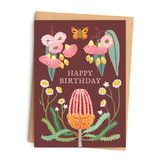 Australian Card - Wildflower Birthday Flora 3