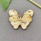 MQ Brooch - Colored Rhinestone Butterfly