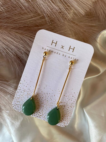 HxH Dangles - Tear Drop Sage