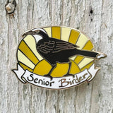 Bridget Farmer Enamel Pin - Senior Birder