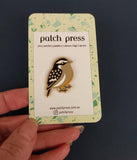 Patch Press Pin - Aus Spotted Pardalote