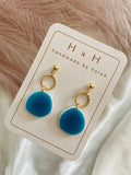 HxH Dangles - Organic Pebble Green Marble