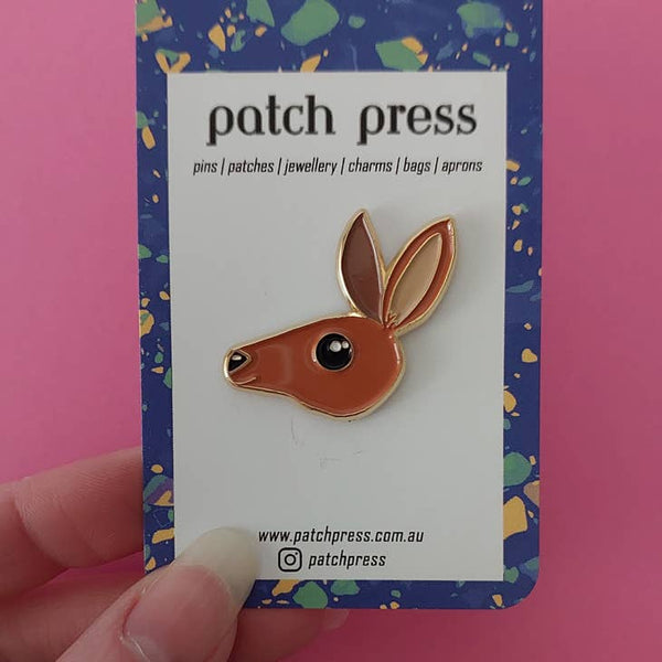 Patch Press Pin - Aus Kangaroo