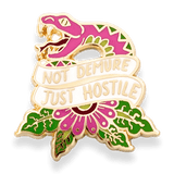 Jubly Umph Lapel Pin - Not Demure Just Hostile