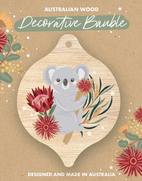 Wooden Bauble - CW - Koala