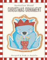 Wooden Ornament - WD - Wombat