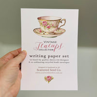 Letter Writing Set - Vintage Teacup