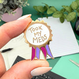 Jubly Umph Lapel Pin - Award Took My Meds
