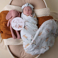 Organic Muslin Wrap - Kittens