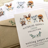 Letter Writing Set - Australian Animals