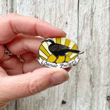 Bridget Farmer Enamel Pin - Senior Birder