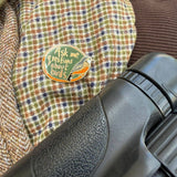 Bridget Farmer Enamel Pin - Ask Me Questions About Birds