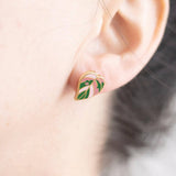 Occasionalish Earrings - Pink Princess Philodendron