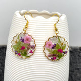 MQ Sml Dangles - Pressed Dried Flower