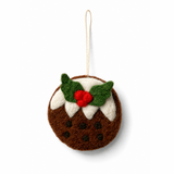 Felt Christmas Ornament - Christmas Pudding