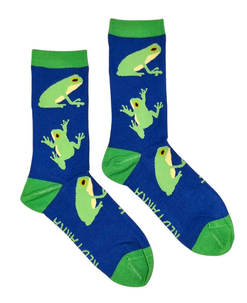 Red Parka Kids Socks - Frog