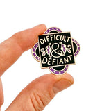 Jubly Umph Lapel Pin - Difficult And Defiant