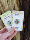 Patch Press Pin - Flower Eucalyptus Red