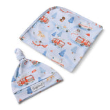 Jersey Wrap & Beanie Set - To The Rescue