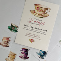 Letter Writing Set - Vintage Teacup