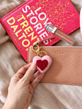 Felt Heart Keychain - Red