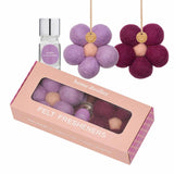 Felt Flower Fresheners - Amber & Lavender