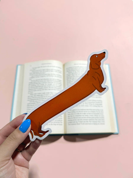 Die Cut Bookmark- Dachshund