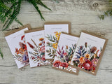 Card - Birthday Australian Florals B