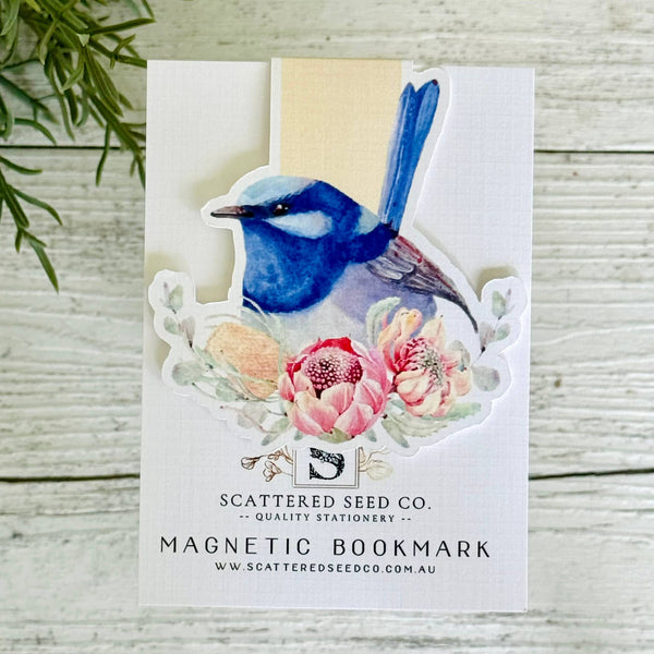 Magnetic Bookmark - Superb Fairy Wren
