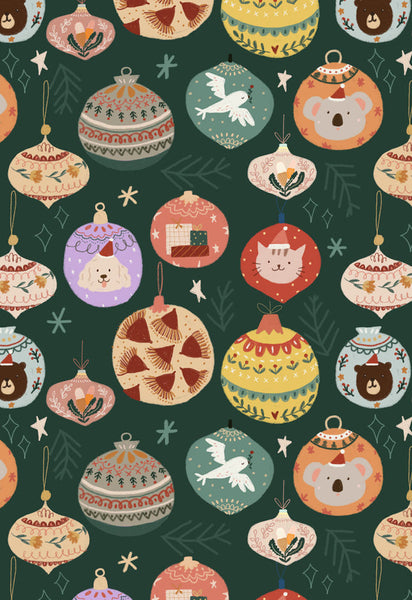 Suki McMaster Card - Christmas Ornaments