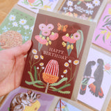 Australian Card - Wildflower Birthday Flora 3
