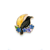 Happily Plants Pin - Black Raven