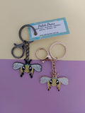Patch Press Keychain - Native Bee Gold